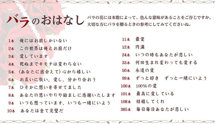 バラのおはなし